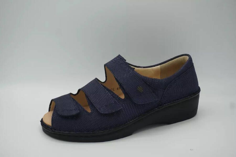 FinnComfort Finn Ischia Woody Blauwe sandaal Kleur Blauw)