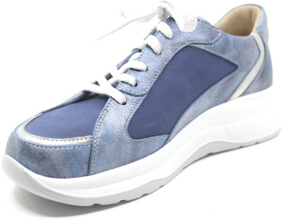 FinnComfort Piccadilly Jeansblauwe sneakers