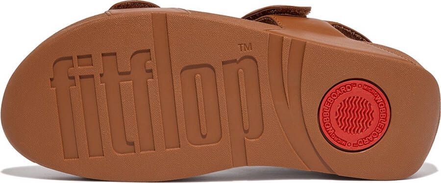 Fit Flop Fitflop Lulu Adjustable Backstrap Sandalen Bruin Vrouw