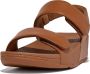 Fit Flop Fitflop Lulu Adjustable Backstrap Sandalen Bruin Vrouw - Thumbnail 6