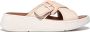 FitFlop F-Mode Buckle Canvas Flatform Cross Slides ROZE - Thumbnail 5