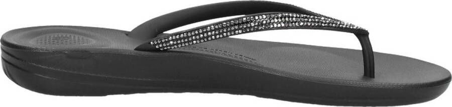 FitFlop IQUSHION Dames Slippers Zwart Sparkle