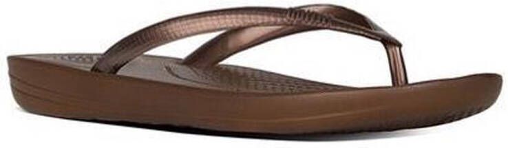 FitFlop IQushion Ergonomic Teenslippers Dames Brons