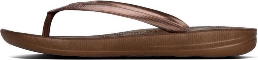 FitFlop IQushion Ergonomic Teenslippers Dames Brons