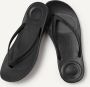 FitFlop IQushion Ergonomic Teenslippers Dames Zwart - Thumbnail 12