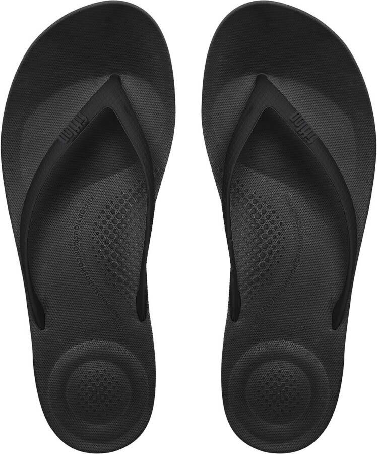 FitFlop IQushion Ergonomic Teenslippers Dames Zwart - Foto 6