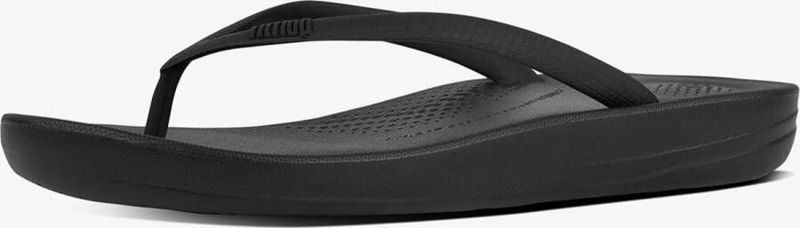 FitFlop IQushion Ergonomic Teenslippers Dames Zwart - Foto 7