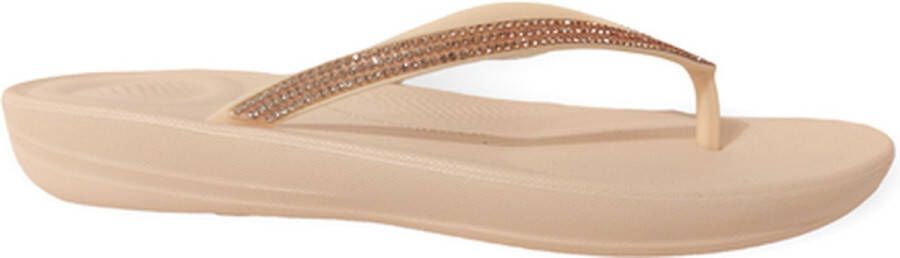 FitFlop iQushion Sparkle Slippers roze Textiel Dames