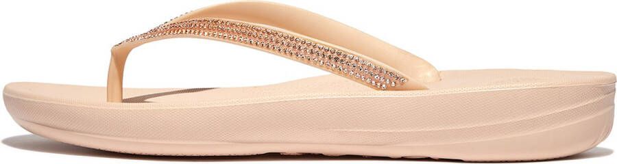 FitFlop iQushion Sparkle Slippers roze Textiel Dames