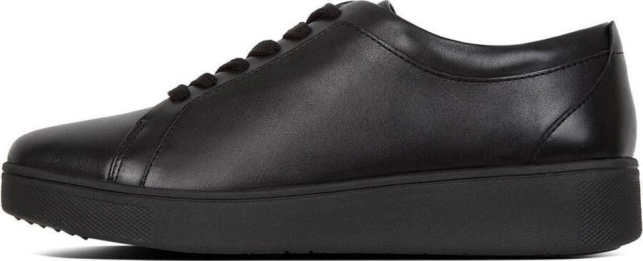 FitFlop Leren Rally sneakers- Sneakers ZWART Leer