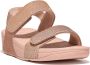 FitFlop Lulu Adjustable Shimmerlux B-st Sandalen Roze Vrouw - Thumbnail 4