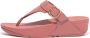 FitFlop Lulu Adjustable Toe Post Leather ROZE - Thumbnail 4