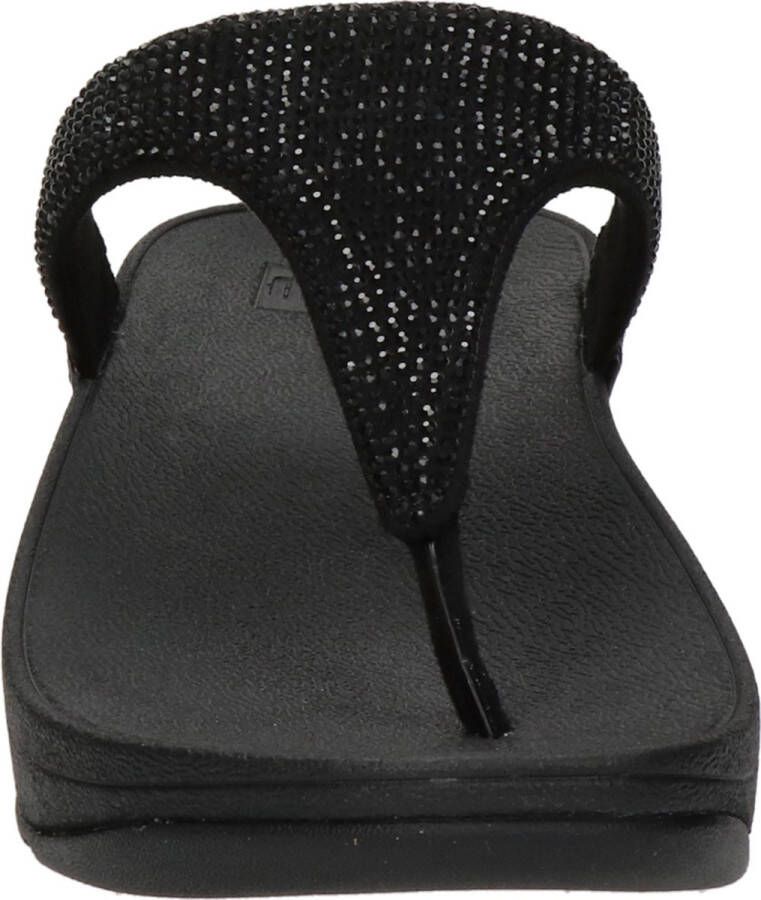 FitFlop Lulu Crystal dames slipper Zwart