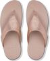 FitFlop Vrouwen Leren Slippers Damesschoenen Teenslipper Lulu toe leather Rose Goud - Thumbnail 6