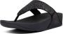 FITFLOP Teenslippers Dames Lulu Glitter Maat: 41 Materiaal: Leer Kleur: Blauw - Thumbnail 3