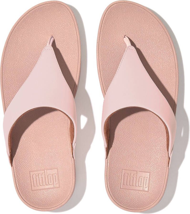 FitFlop Lulu Leather Toepost ROZE - Foto 3