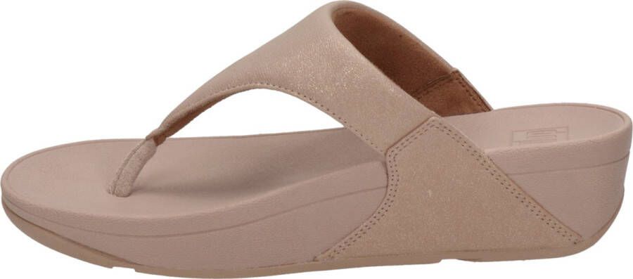 FitFlop Lulu Shimmer dames slipper Beige