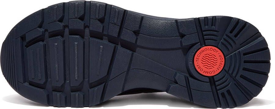 FitFlop Neo-D-Hyker Leather-Mix Outdoor Trainers ZWART - Foto 4