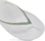 FitFlop TM Iqushion Sparkle teenslippers met strass steentjes wit - Thumbnail 9