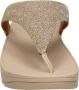 FitFlop Lulu Geo Glitz Toepost Slippers voor Vrouwen Goud - Thumbnail 4