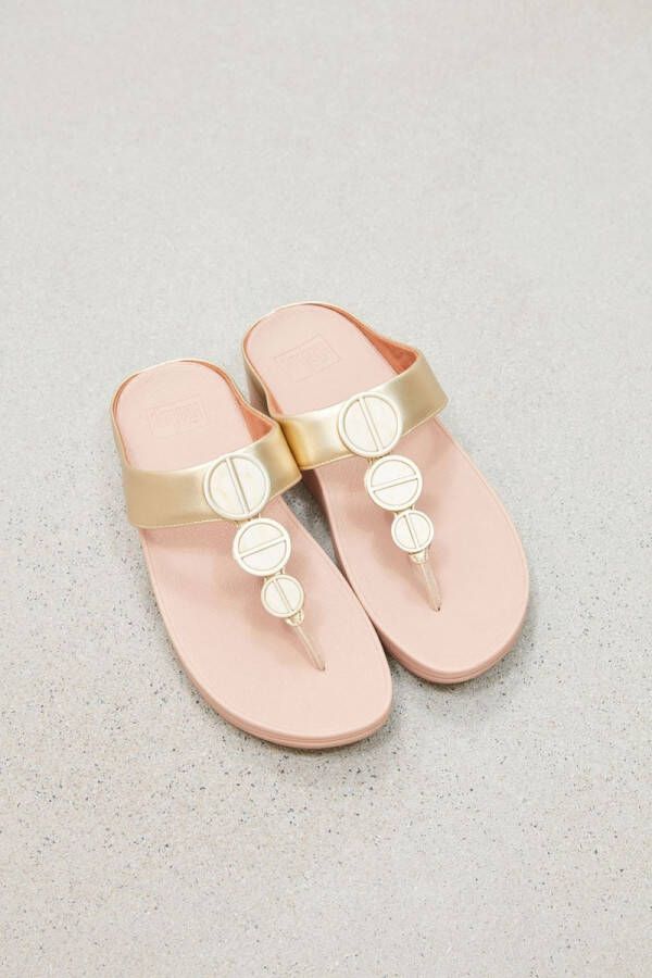 FitFlop ™ Slippers Teenslippers Dames FE5 Goud