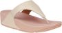 FitFlop Lulu Leather Toepost Teenslippers gebroken wit - Thumbnail 10