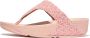 FitFlop Lulu Geo-Webbing Toe-Post Sandals ROZE - Thumbnail 3