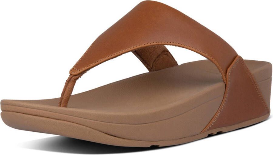 FitFlop Leren Teenslippers Brown Dames - Foto 2