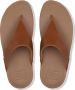 FitFlop Leren Teenslippers Brown Dames - Thumbnail 3