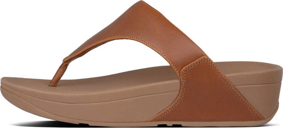 FitFlop Leren Teenslippers Brown Dames - Foto 4