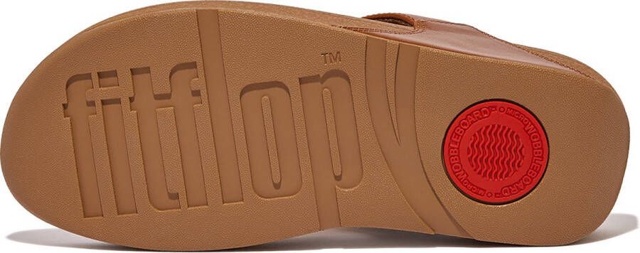 FitFlop Leren Teenslippers Brown Dames - Foto 7