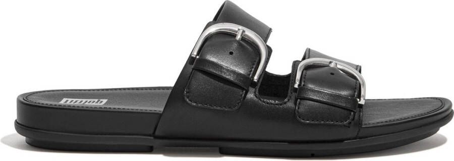 FitFlop Graccie Slides voor Vrouwen Zwart - Foto 8