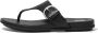 FitFlop ™ Graccie Toe Post Sandals All Black - Thumbnail 6