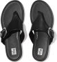 FitFlop ™ Graccie Toe Post Sandals All Black - Thumbnail 7