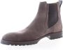 Floris van Bommel Bruin Tinten 20082 Chelsea boots Enkellaarsjes Heren Taupe - Thumbnail 9