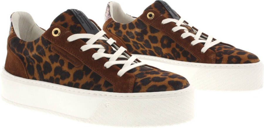 Floris van Bommel Dames Sneakers Winni 01.10 Sport Cognac