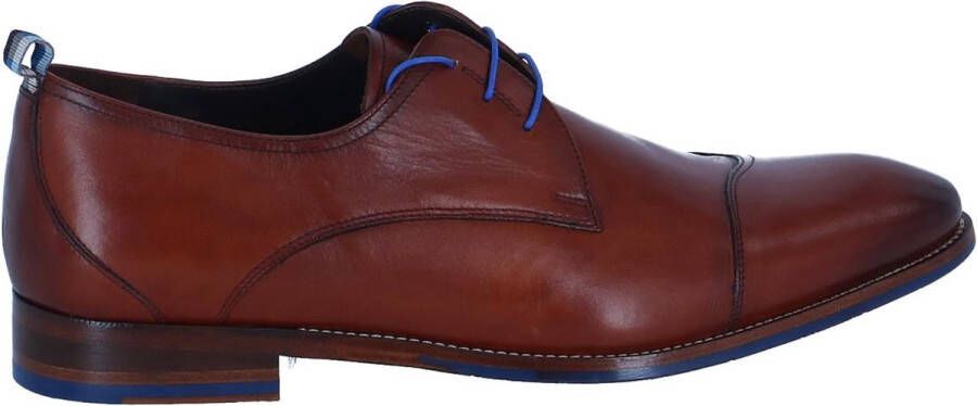 Floris van bommel 30118 De Stapper 02.00 Dark Cognac G+Wijdte Veterschoenen - Foto 12