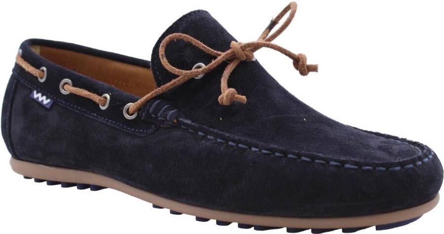 Floris van Bommel Mocassin Blauw