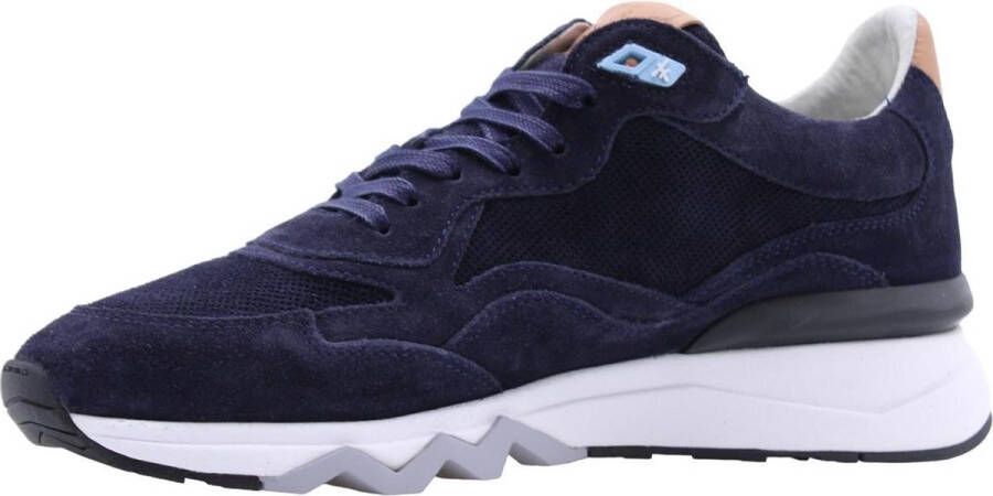 Floris van Bommel Sfm-10136 Lage sneakers Heren Blauw