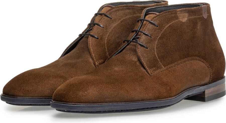 Floris van Bommel Sfm-50121 Nette schoenen Veterschoenen Heren Cognac