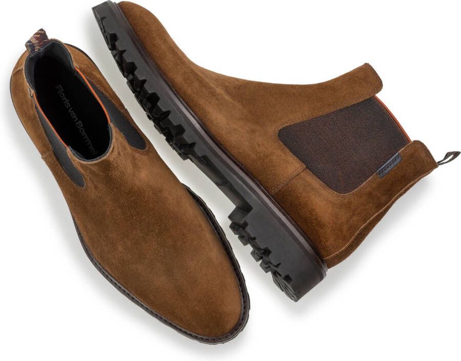 Floris van Bommel Sfm-60018 Chelsea boots Enkellaarsjes Heren Cognac