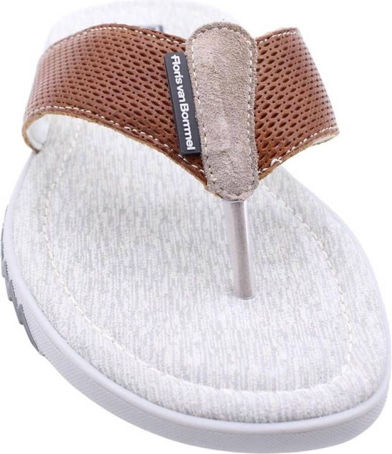 Floris van Bommel Teenslipper Brown