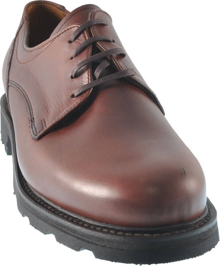 Van bommel 30060 Singla 27-01 Red Brown G-Wijdte Veterschoenen