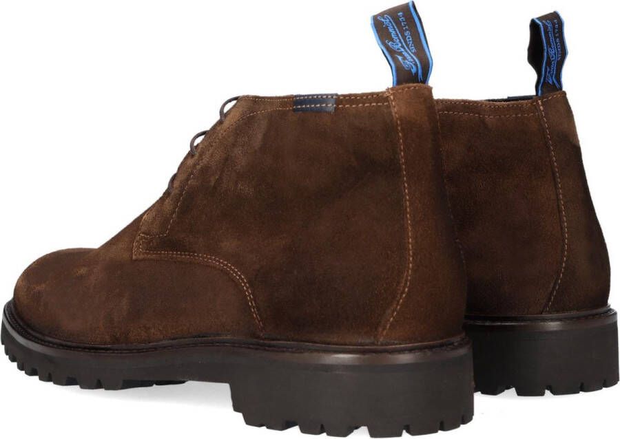 Floris van Bommel Veterboots cognac