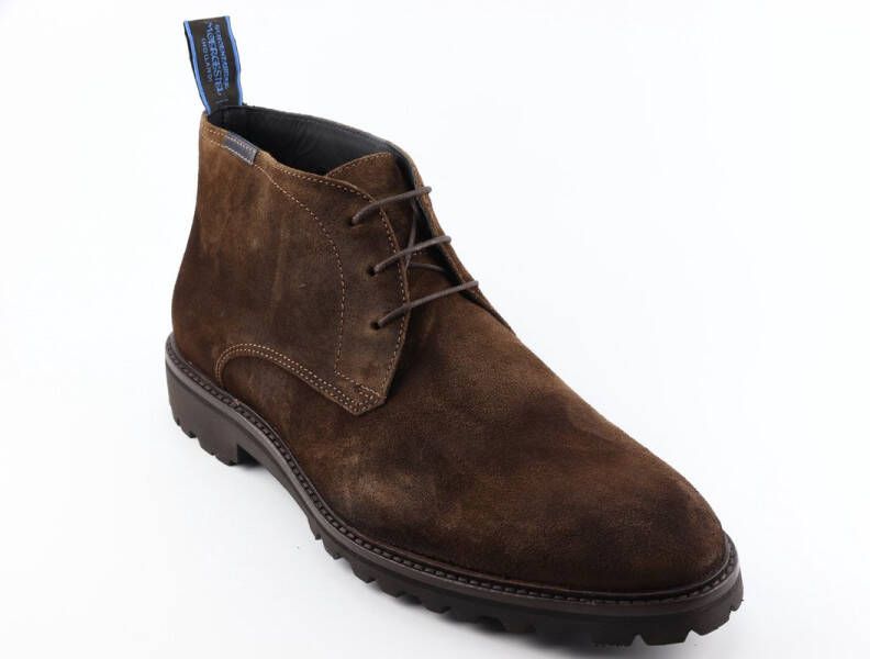 Floris van Bommel Veterboots cognac