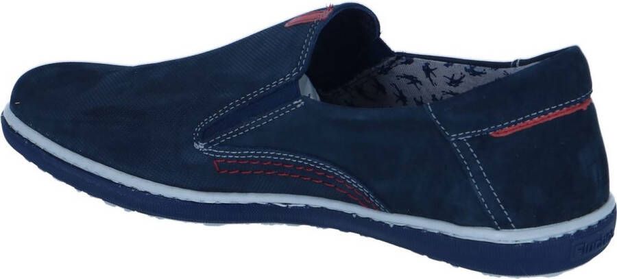 Fluchos -Heren blauw donker mocassins