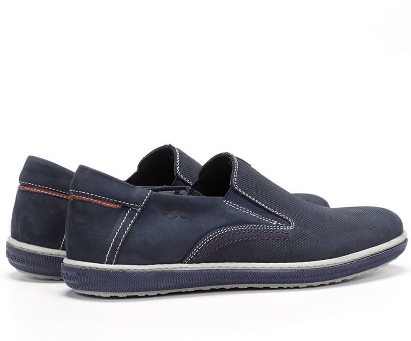 Fluchos -Heren blauw donker mocassins