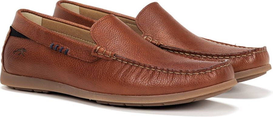 Fluchos -Heren cogna caramel mocassins