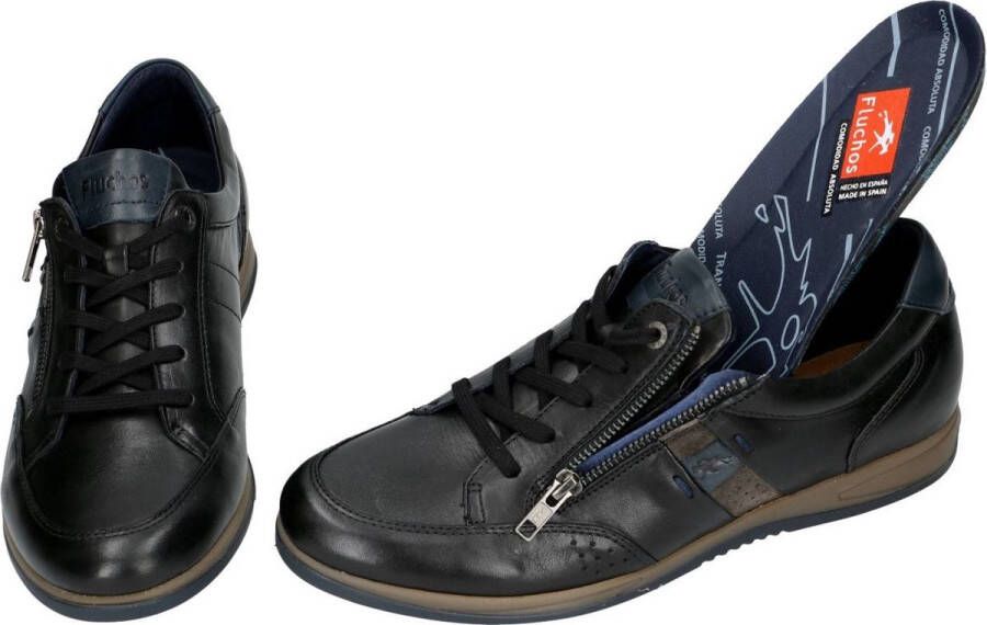 Fluchos Lage Sneakers 1280-HABANA-NEGRO