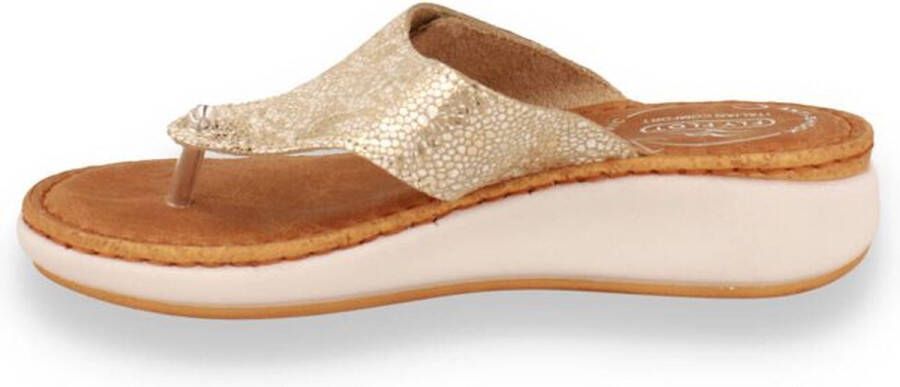 Fly FLOT Dames Slipper Beige